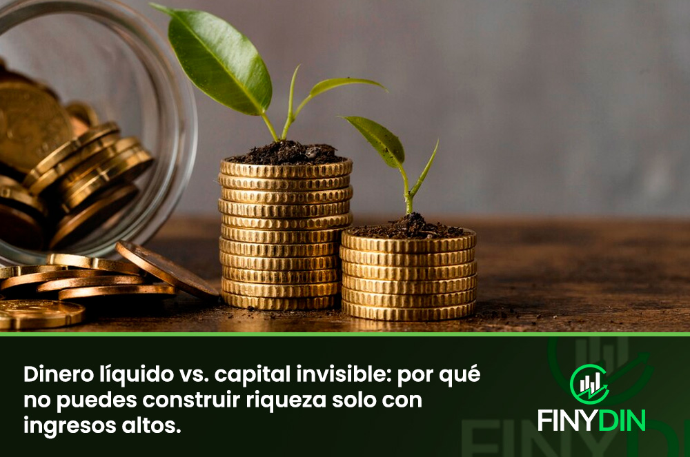 Dinero líquido vs. capital invisible por qué no puedes construir riqueza solo con ingresos altos
